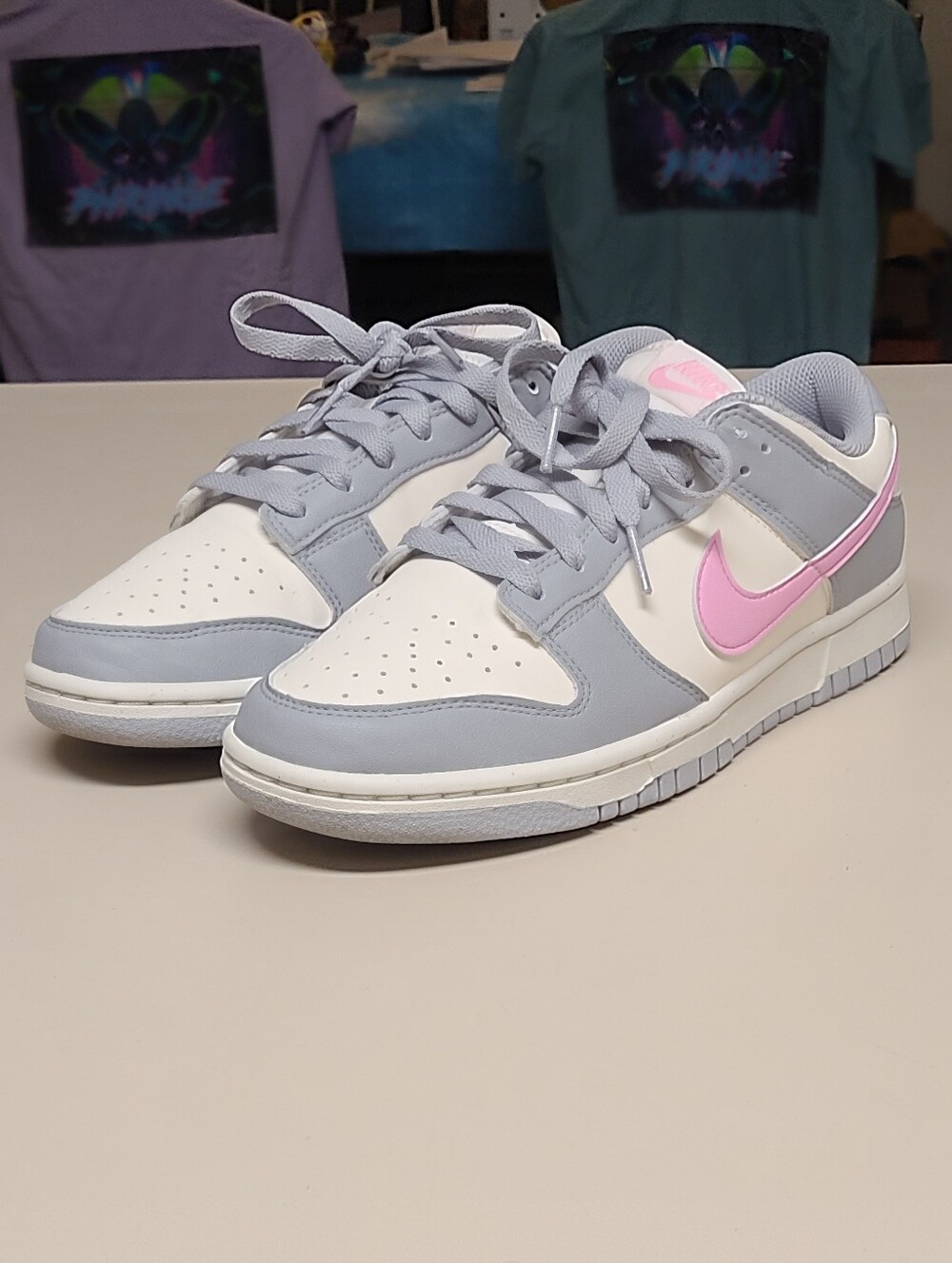 Nike Dunk Low Next Nature Light Smoke Pink Rise low top skateboard sneakers 8.5